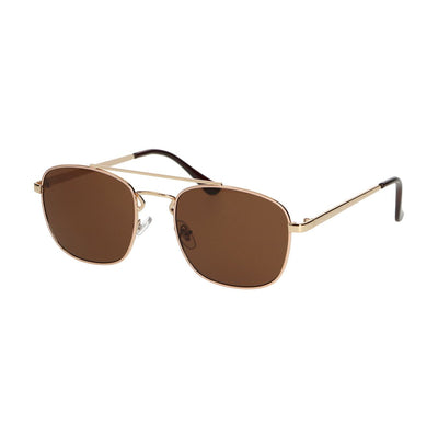 Spectrum Spectrum Sonnenbrille Pilot quadratische rosa Metallbraune Damen