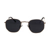 Spectrum Spectrum Sonnenbrille Metall Gold Hexagon Damen
