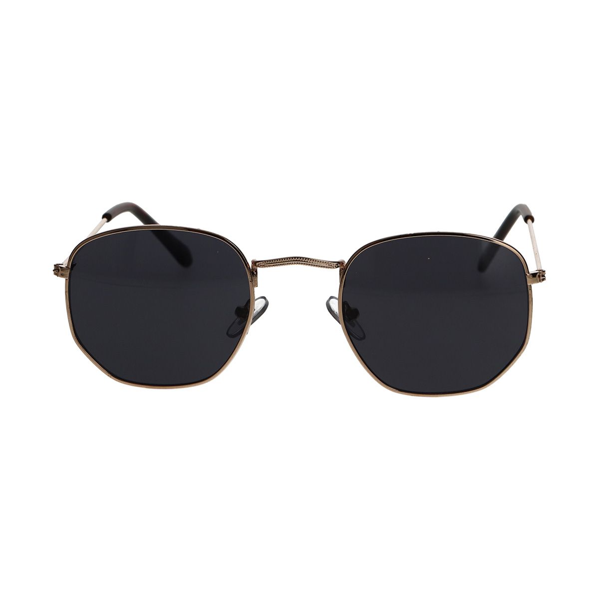 Spectrum Spectrum Sonnenbrille Metall Gold Hexagon Damen