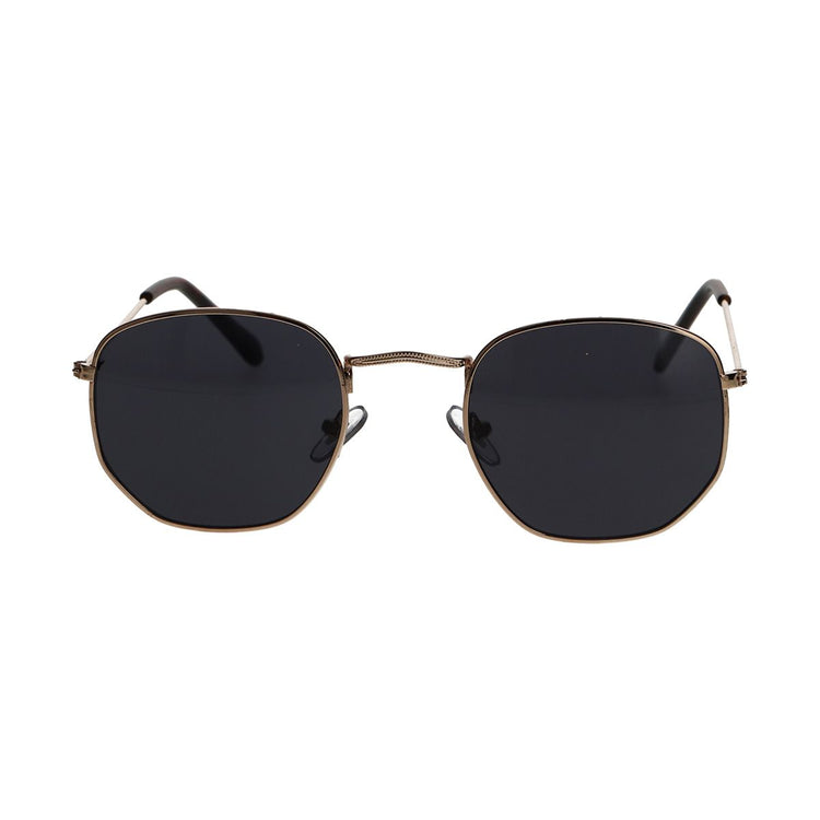 Spectrum Spectrum Sonnenbrille Metall Gold Hexagon Damen