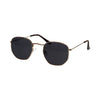 Spectrum Spectrum Sonnenbrille Metall Gold Hexagon Damen