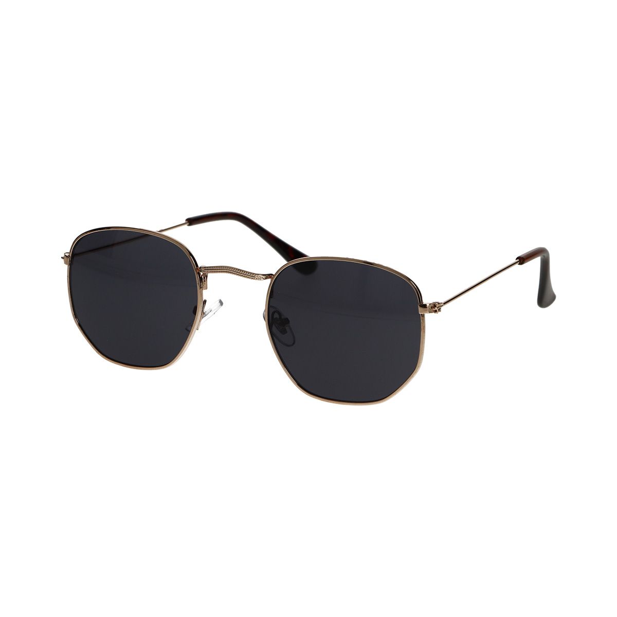 Spectrum Spectrum Sonnenbrille Metall Gold Hexagon Damen