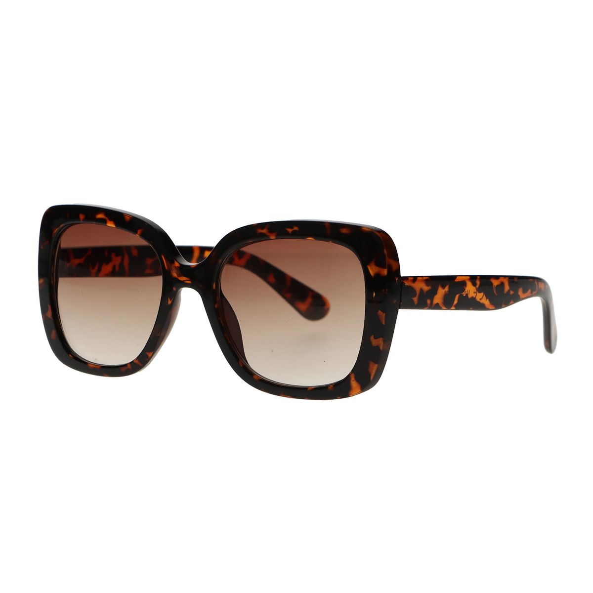 Spectrum Spectrum Sonnenbrille Statement Butterfly Tortoise Brown Glass Ladies