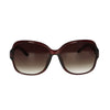 Spektrum Sonnenbrille dunkelbraune runde Damen