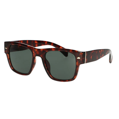 Spektrum Sonnenbrille braune Havanna breite Damen