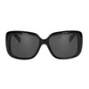 Spektrum Sonnenbrille Schwarze geflochtene Damen
