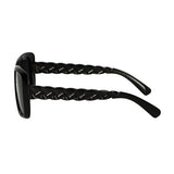 Spektrum Sonnenbrille Schwarze geflochtene Damen - afbeelding 2