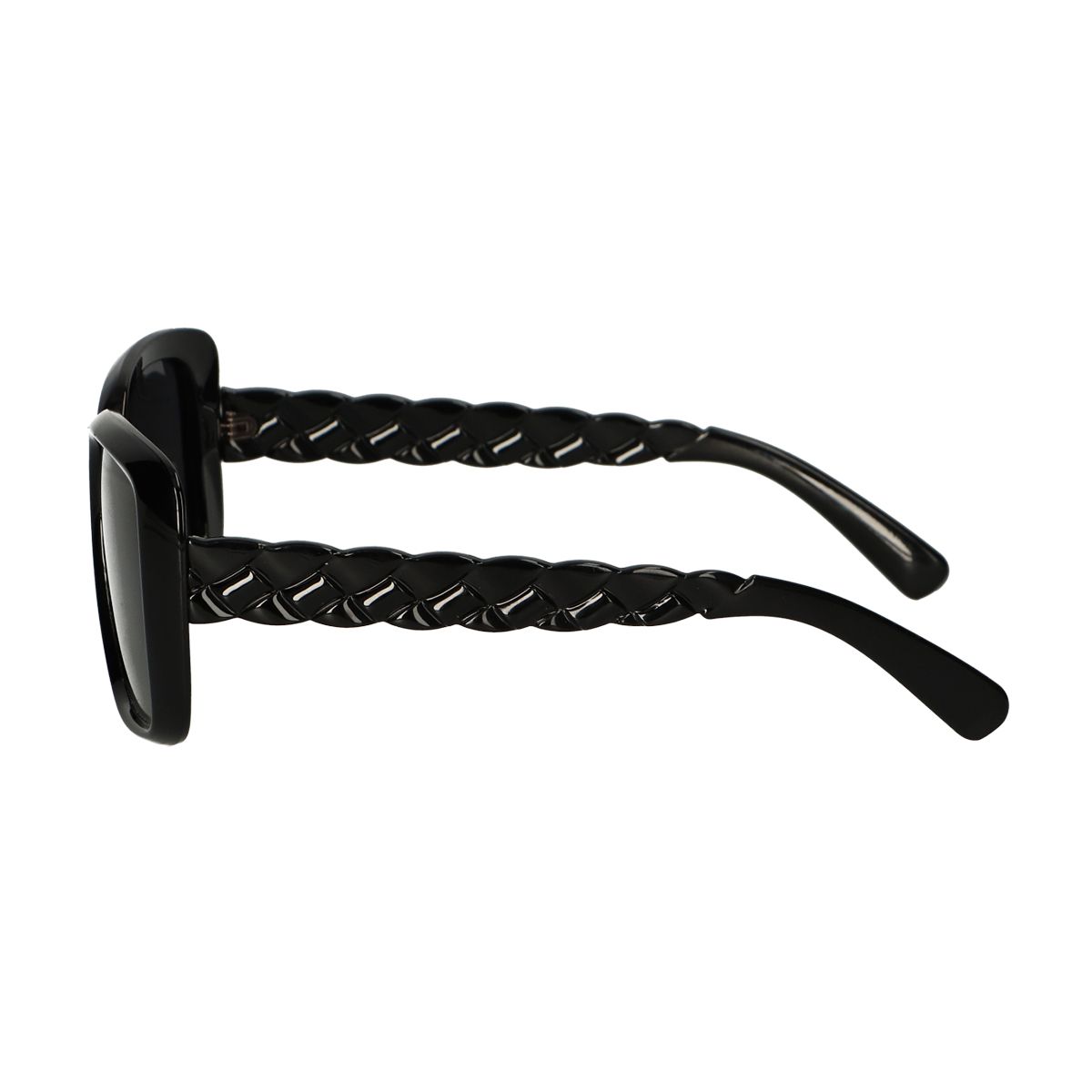 Spektrum Sonnenbrille Schwarze geflochtene Damen