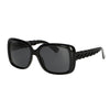 Spektrum Sonnenbrille Schwarze geflochtene Damen