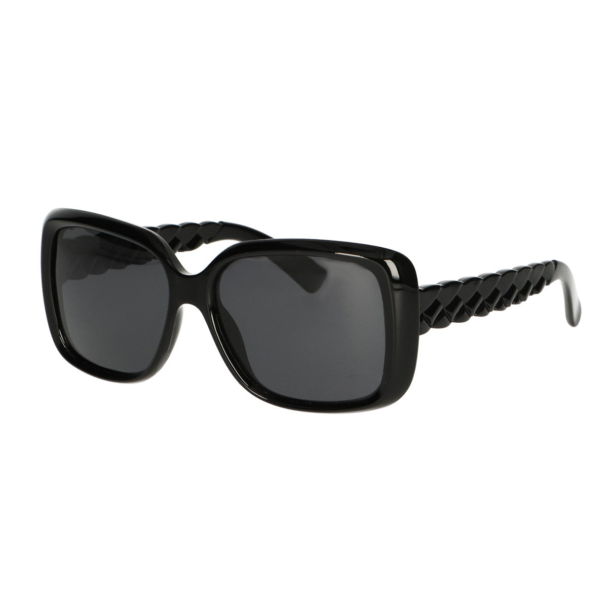 Spektrum Sonnenbrille Schwarze geflochtene Damen