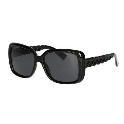 Spektrum Sonnenbrille Schwarze geflochtene Damen