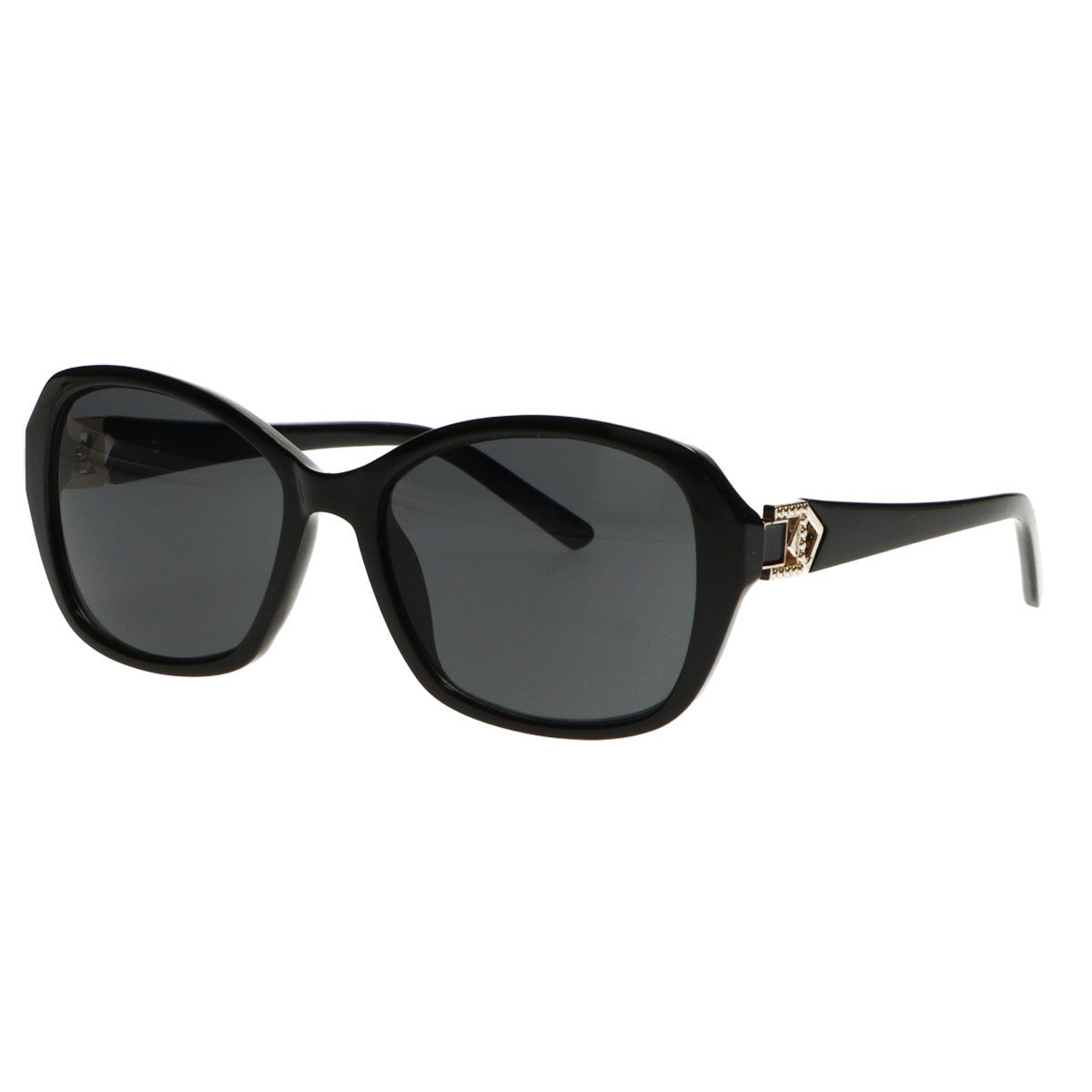 Spectrum Sonnenbrille aus schwarzem Rauchglas für Damen