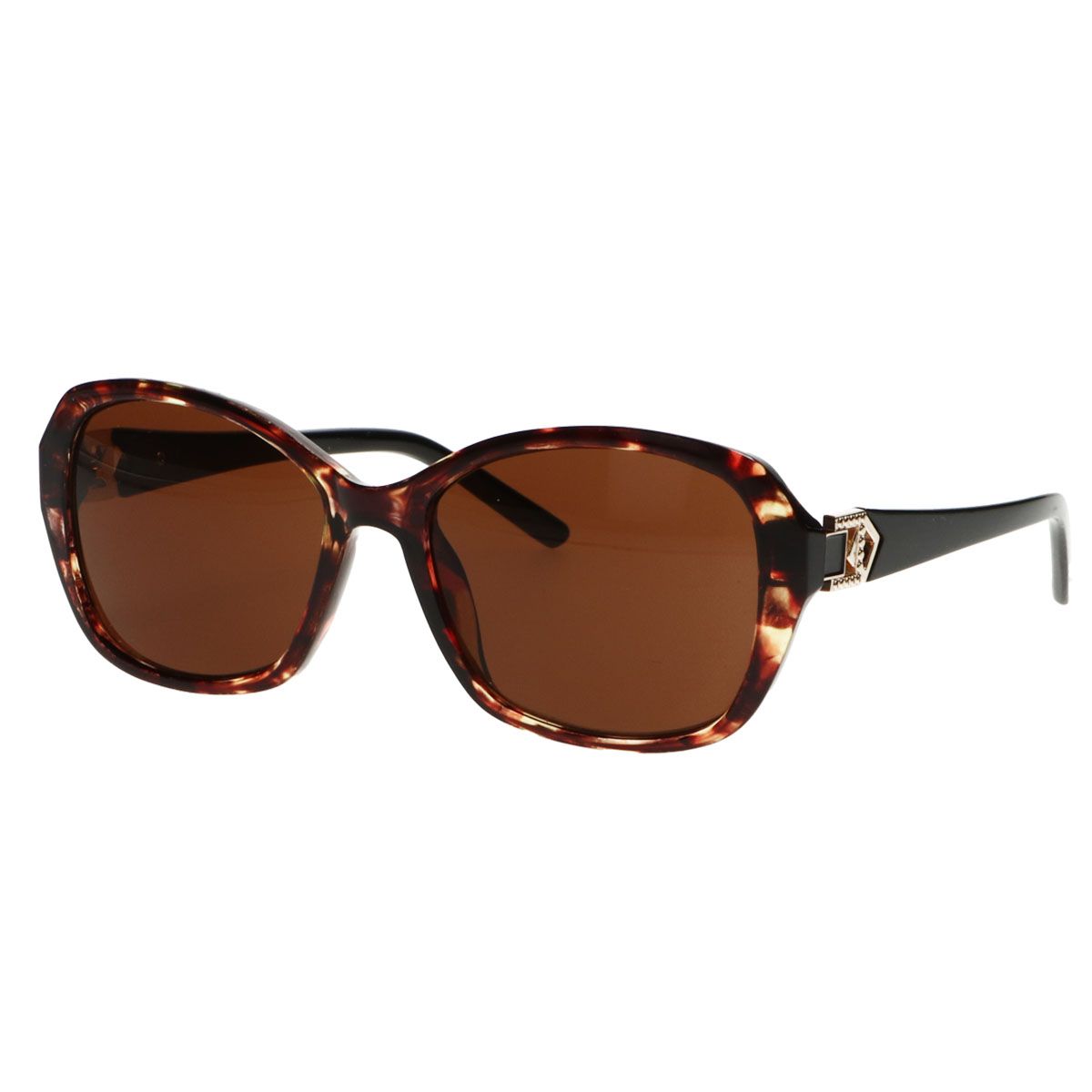 Spectrum Sonnenbrille aus havannabraunem Glas für Damen