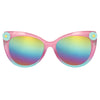 Spektrum Sonnenbrille rosa blaue Blumen Mädchen