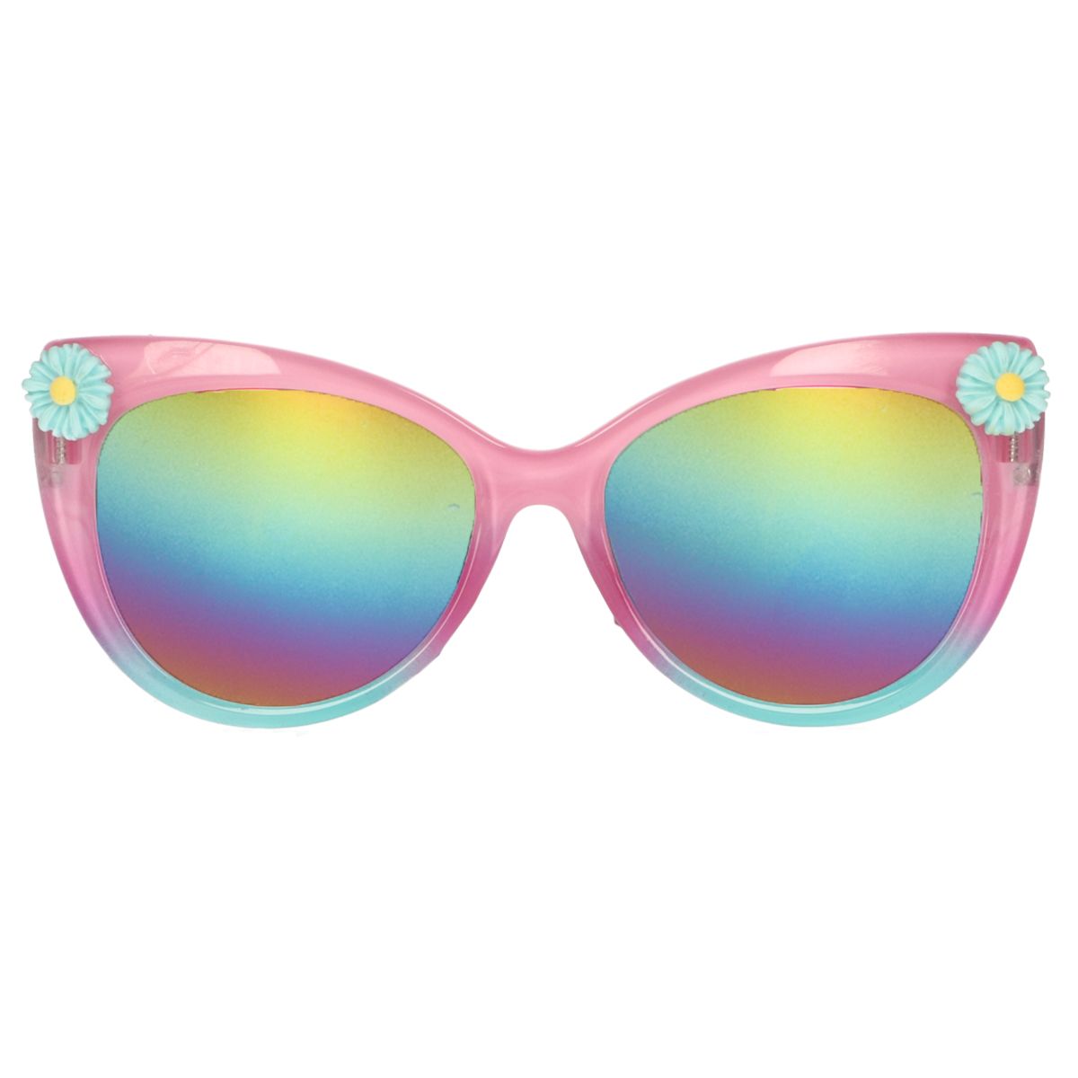 Spektrum Sonnenbrille rosa blaue Blumen Mädchen
