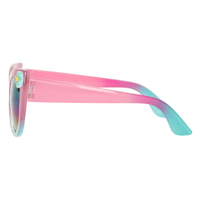 Spektrum Sonnenbrille rosa blaue Blumen Mädchen
