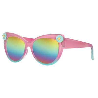 Spektrum Sonnenbrille rosa blaue Blumen Mädchen