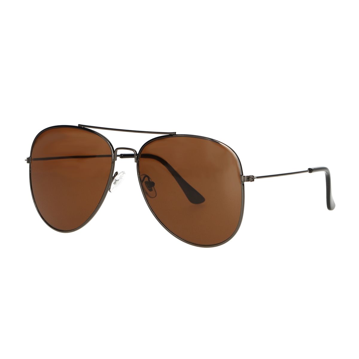 Spectrum Sonnenbrille Pilot Silberbrauner Glas