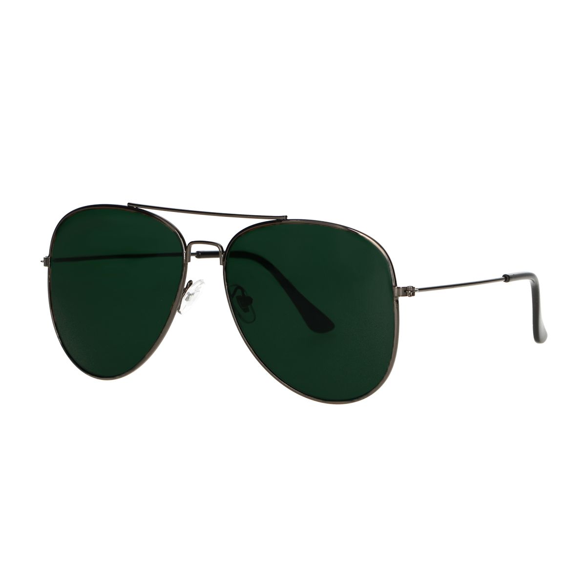 Spectrum Sonnenbrille Pilot Silbergrün Glas