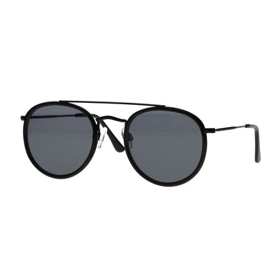 Spektrumspektrum Sonnenbrille Doppelbrücke schwarze Rauchglas Männer