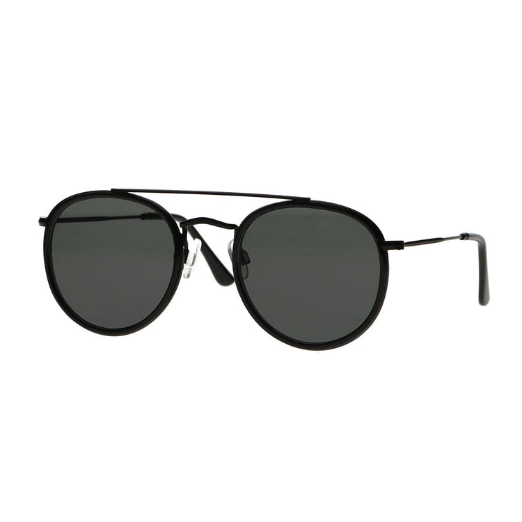 Spectrum Spectrum Sonnenbrille Doppelbrücke Grüne schwarze Glasmänner