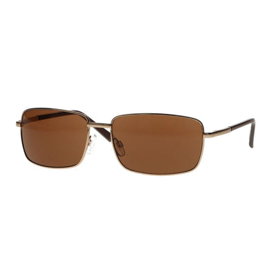 Spectrum Spectrum Sonnenbrille goldene braune Glasmänner