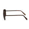 Spectrum Sonnenbrille Pilot braune Männer
