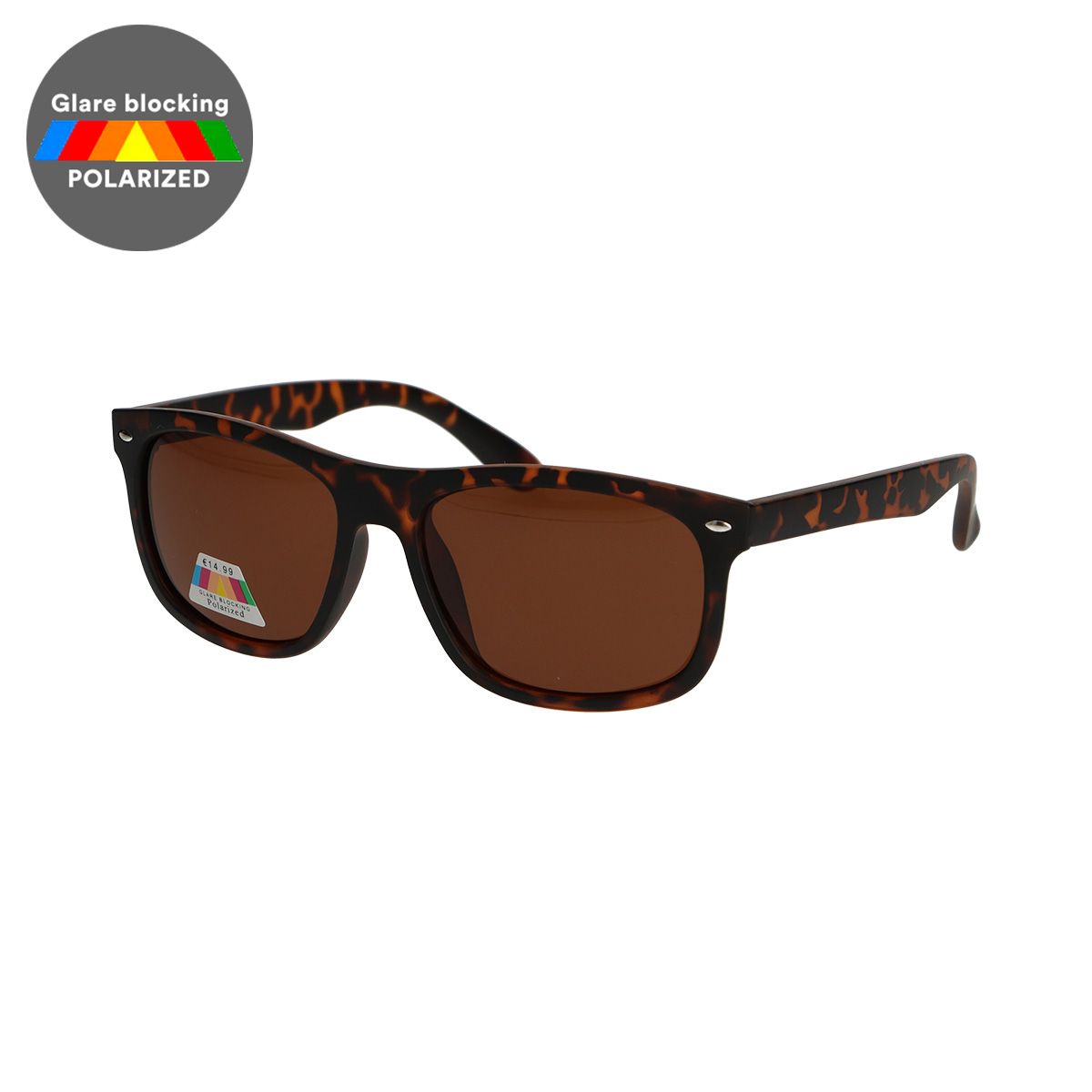 Spektrum Spektrum Polariazed Sonnenbrille Schildkröte braune Damen