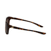 Spektrum Spektrum polarisierte Sonnenbrille Rechteck Schildkröte braune Damen