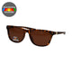 Spektrum Spektrum polarisierte Sonnenbrille Rechteck Schildkröte braune Damen