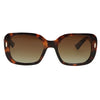 Spectrum polarisierte Sonnenbrille in Schildkrötenbraun mit goldenem Farbverlauf für Damen
