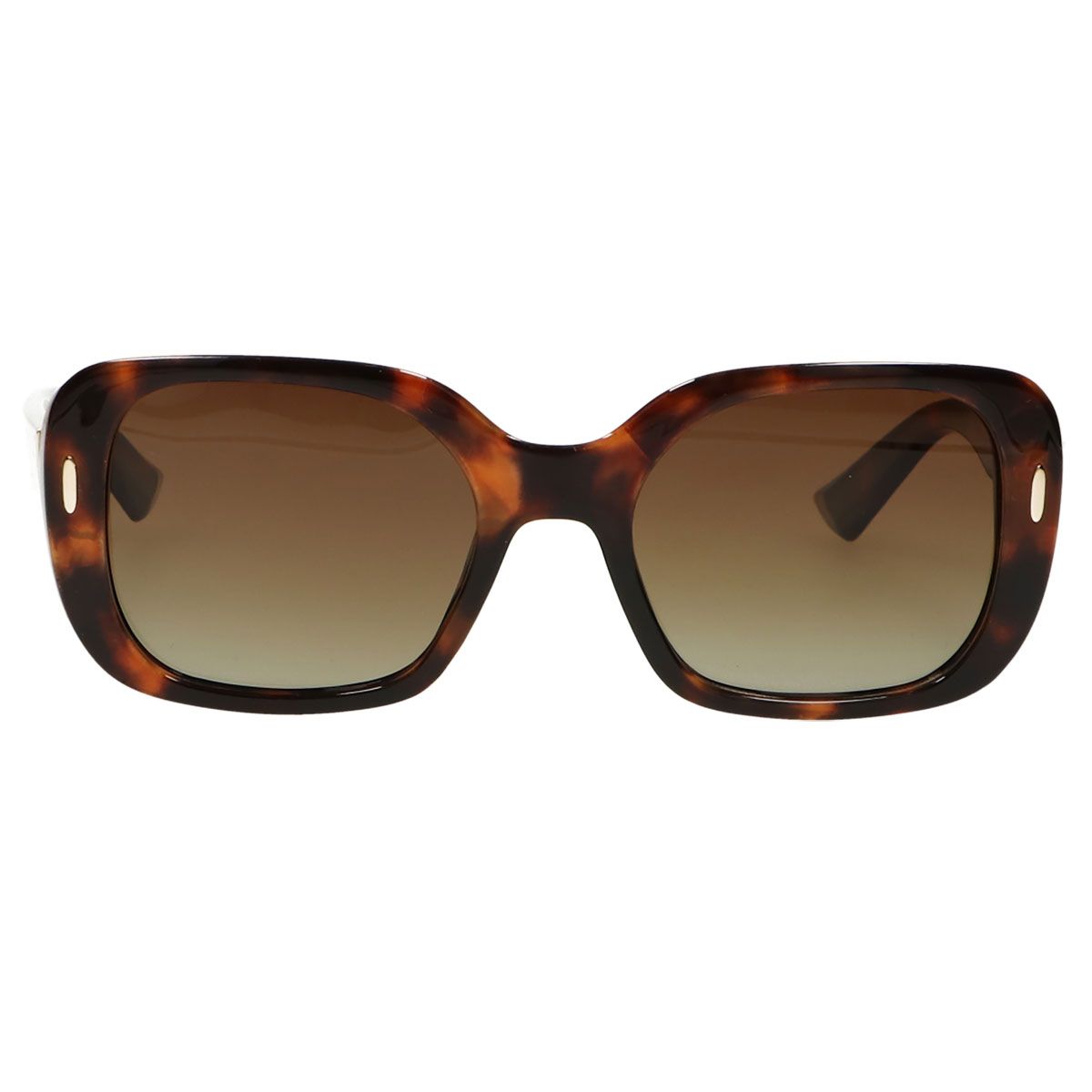 Spectrum polarisierte Sonnenbrille in Schildkrötenbraun mit goldenem Farbverlauf für Damen