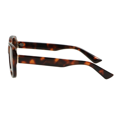 Spectrum polarisierte Sonnenbrille in Schildkrötenbraun mit goldenem Farbverlauf für Damen