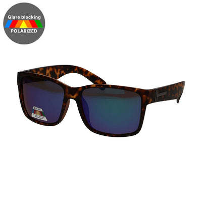 Spektrum Spektrum polarisierte Sonnenbrille quadratische Schildkröte Blau Unisex