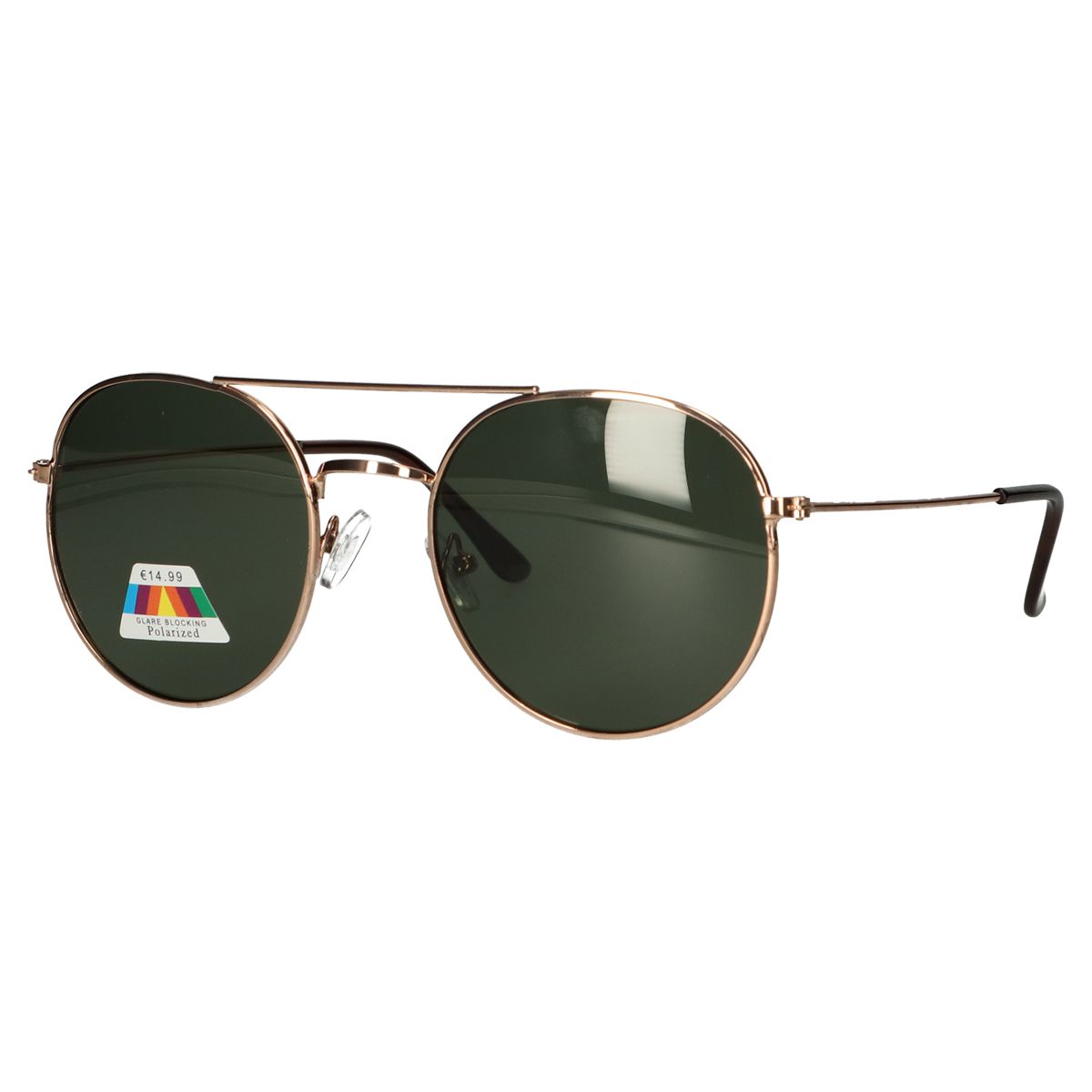 Spectrum polarisierte Sonnenbrille Pilot grünes Glas Unisex