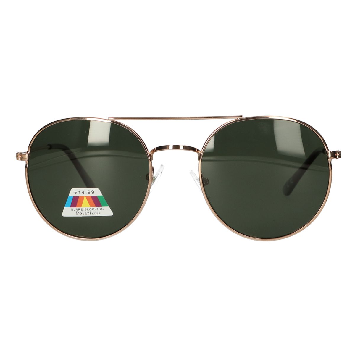 Spectrum polarisierte Sonnenbrille Pilot grünes Glas Unisex