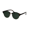 Spectrum Spectrum Sonnenbrillen Club um Havanna Gold Green Unisex