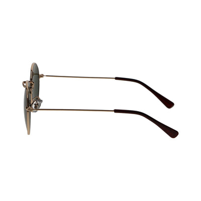 Spectrum Spectrum Sonnenbrille Plat Oval Gold Metal Green Unisex