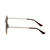 Spektrumspektrum Sonnenbrille rund Gold Metall Brown Unisex