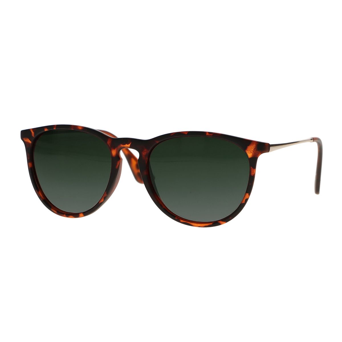 Spectrum Spectrum Sonnenbrille Tortoise Gold Green Glass Unisex