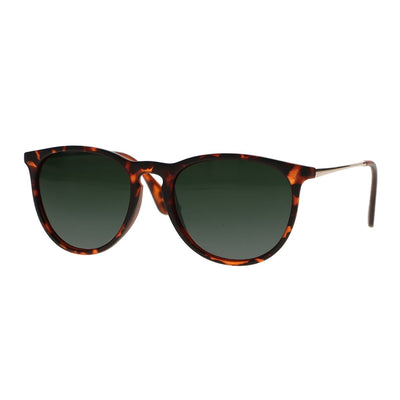Spectrum Spectrum Sonnenbrille Tortoise Gold Green Glass Unisex