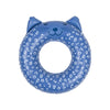 Leopard | Blaues Tierschwimmband Ø 55 cm