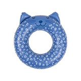 Leopard | Blaues Tierschwimmband Ø 55 cm - afbeelding 1