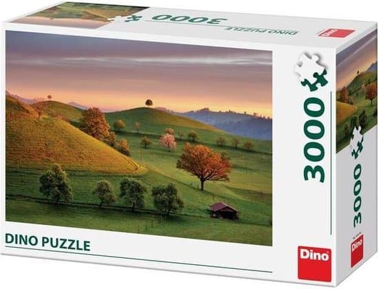 Dinotoys Dino -Puzzle - Die Sonne steht in Schweizer Svycarsko - 3000 Stücke