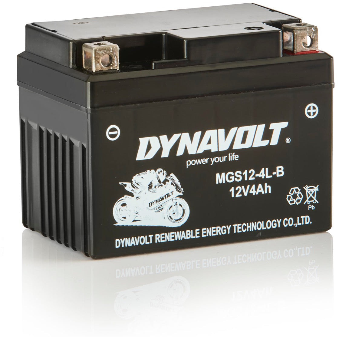 Dynavolt-Batterie MGS12-4L-B (YB12A-A)