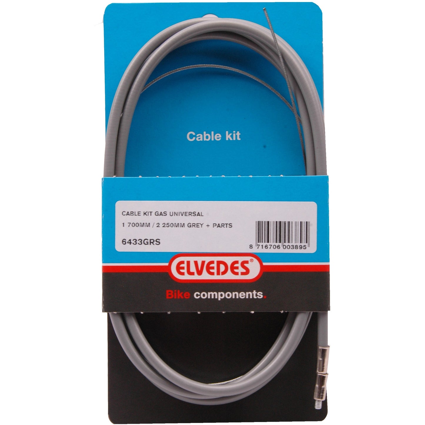 ELDEDES GAS KABEL COMPLET TON GRAU (6433 GR)