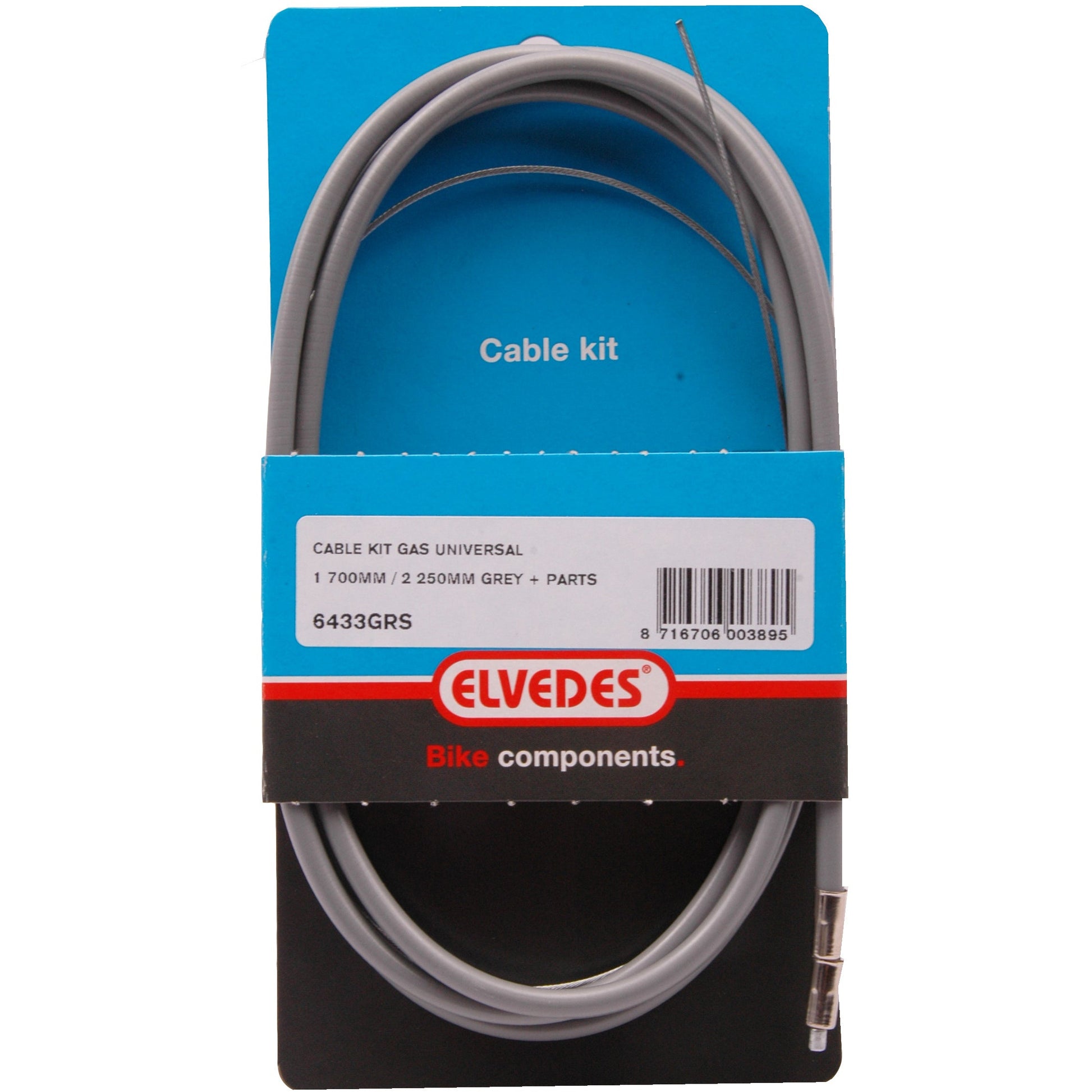 ELDEDES GAS KABEL COMPLET TON GRAU (6433 GR)