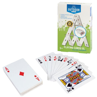 Großkartenspiel im Freien