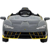 Lamborghini Centenario Grau Elektroauto mit Fernsteuerung 12 Volt