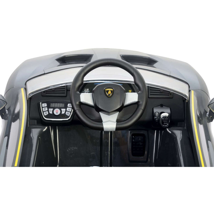 Lamborghini Centenario Grau Elektroauto mit Fernsteuerung 12 Volt